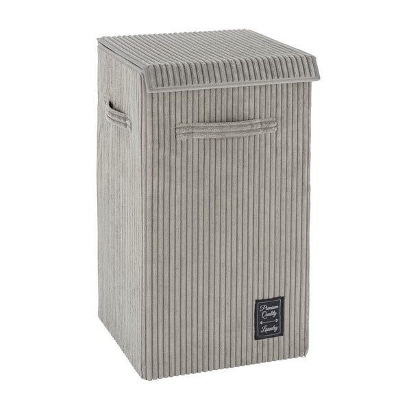 Pelēks veļas grozs Wenko Cora, tilpums 63 l-image-2