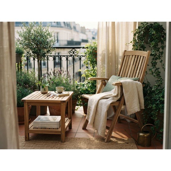 Dārza krēsls no tīkkoka Garden Pleasure Java-image-2