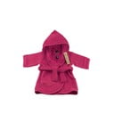 Tumši rozā kokvilnas bērnu halāts 1–2 gadiem – Tiseco Home Studio