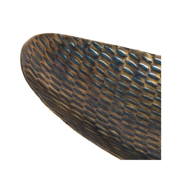 Metāla dekoratīva paplāte 48x16 cm Bronze – Ixia-image-1