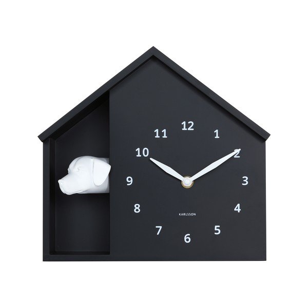 Sienas pulkstenis Peeking Doggy – Karlsson