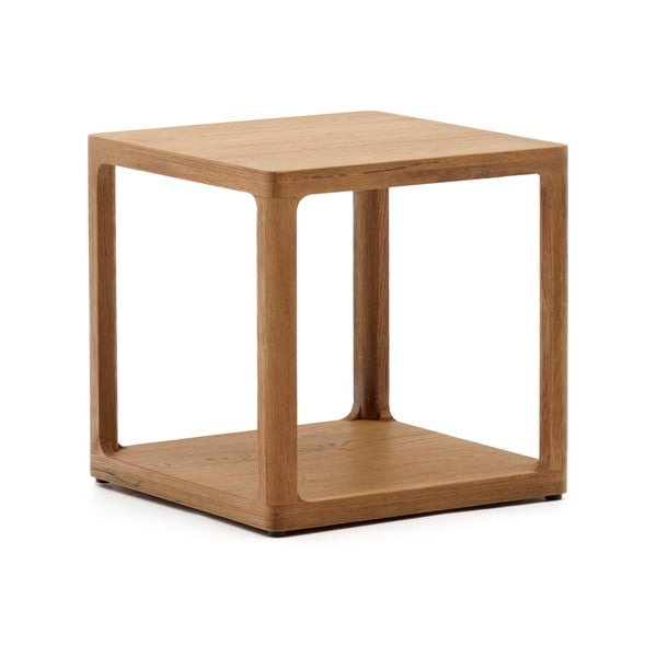 Sānu galdiņš ar ozolkoka imitāciju 50x50 cm Maymai – Kave Home