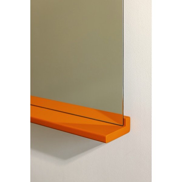 Sienas spogulis ar plauktu ar masīvkoka rāmi 50x75 cm Lun – noo.ma-image-3