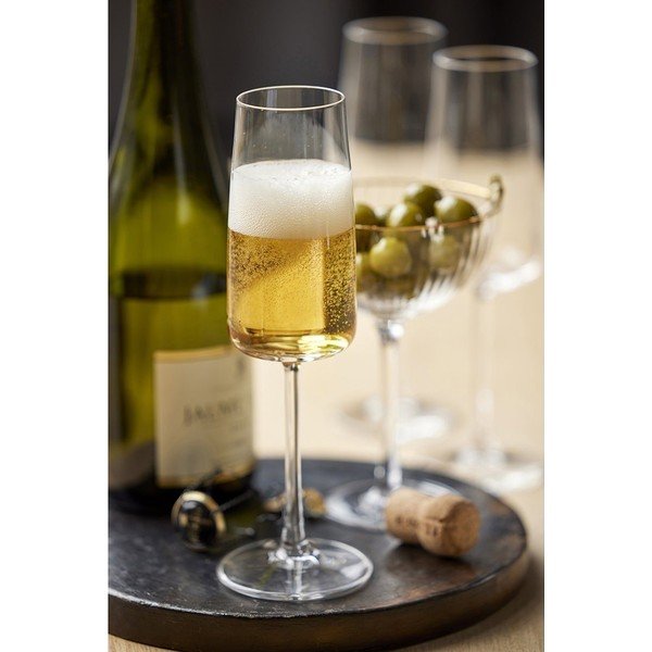 Šampanieša 
no kristāla stikla
 glāzes (4 gab.) 300 ml Zero – Lyngby Glas-image-1