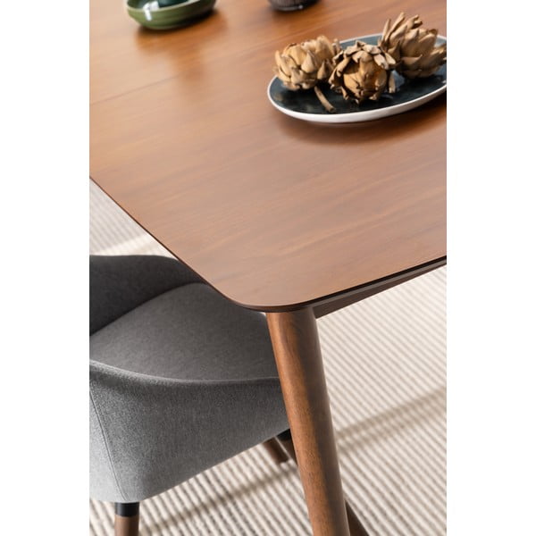 Izvelkams ēdamgalds ar papildu galda virsmu un riekstkoka imitāciju 90x180 cm Montreux – Actona-image-1