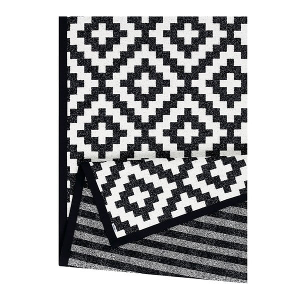 Melnbalts rakstains divpusējs paklājs Narma Viki, 160 x 230 cm-image-4