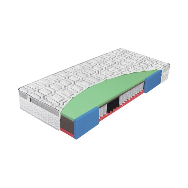 Vidēji stingrs atsperu matracis 140x200 cm Greengel Senior – Materasso-image-1