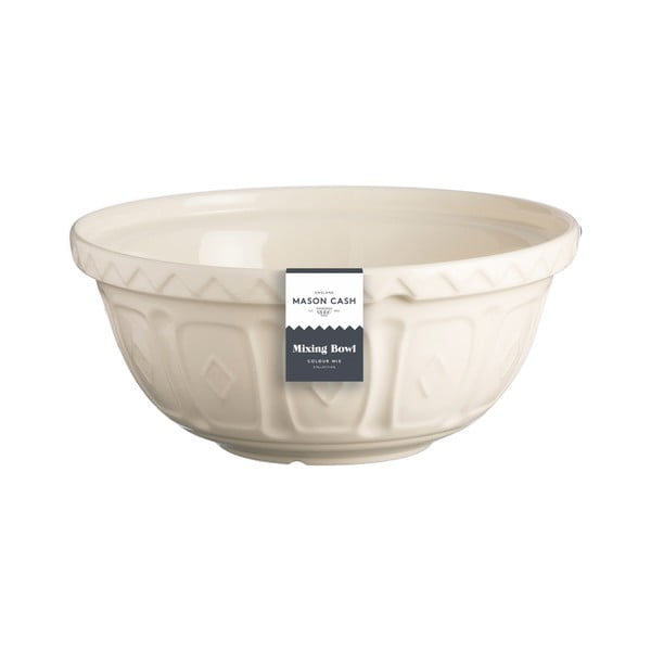 Balta/bēša akmensmasas bļoda ø 24 cm Colour Mix – Mason Cash-image-1