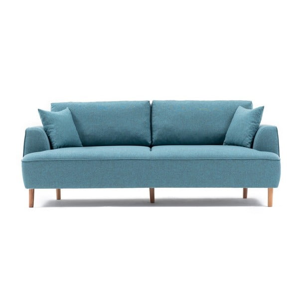 Tirkīza zils trīsvietīgs dīvāns Felix