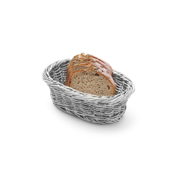 Pelēks maizes grozs Hendi, 12 x 19 cm