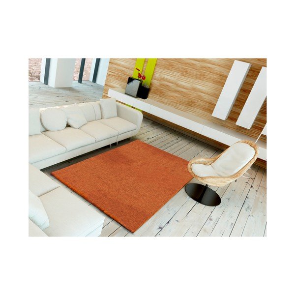 Oranžs paklājs Universal Velour Liso Orange, 57 x 110 cm-image-1