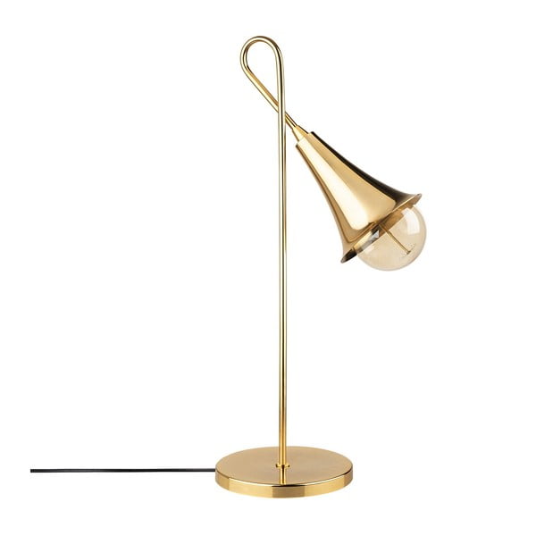 Metāla galda lampa zelta krāsā Opviq lights Elisa