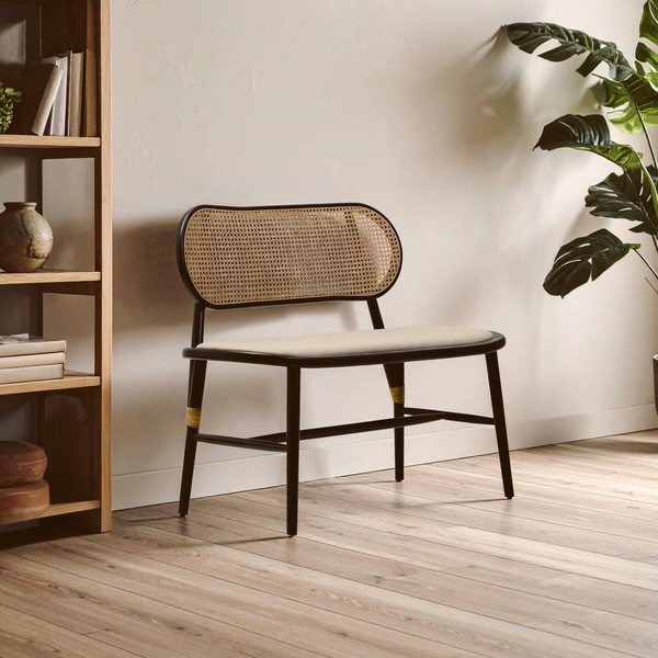 Dabīga toņa polsterēts sols Cebu – Premier Housewares-image-1
