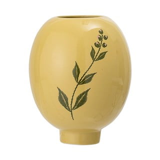 Dzeltena keramikas vāze Bloomingville Rose