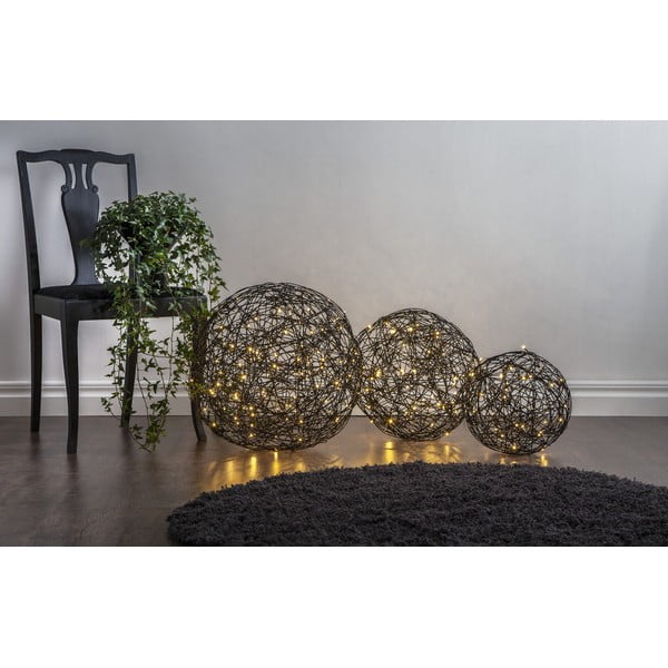 Nerūsējošā tērauda LED āra gaismas dekors Star Trading Dark Trassel, 100 gaismas-image-1