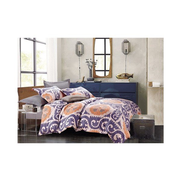 Kokvilnas gultasveļa DecoKing Marocco, 135 x 200 cm-image-1