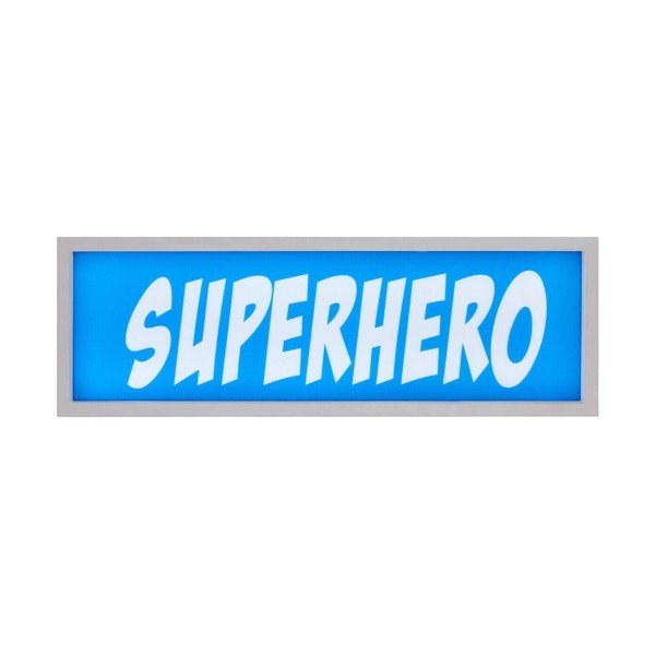 Zils gaismas dekors uz baterijām Superhero – Premier Housewares-image-2
