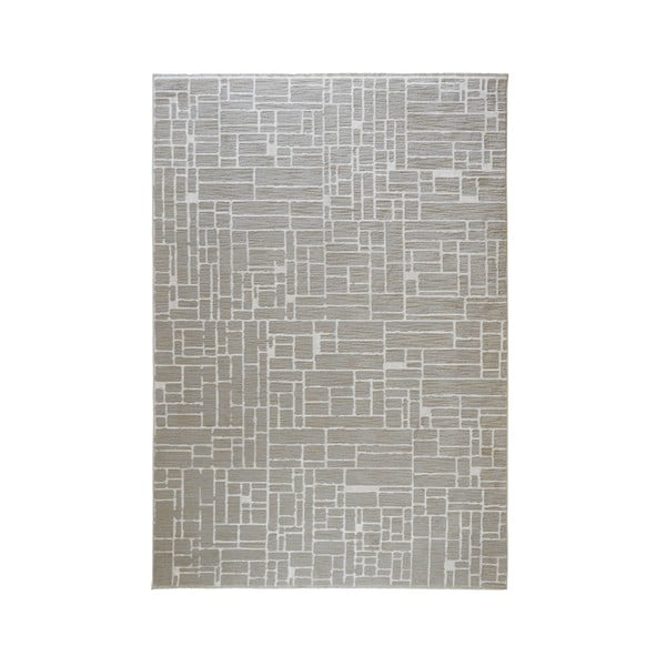 Pelēks/bēšs paklājs 60x110 cm Jaipur – Webtappeti