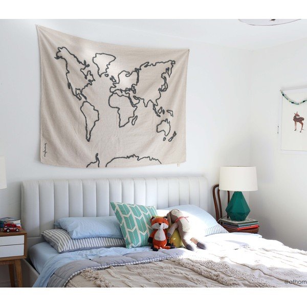 Sienas karte 160x120 cm Canvas Map – Lorena Canals-image-1