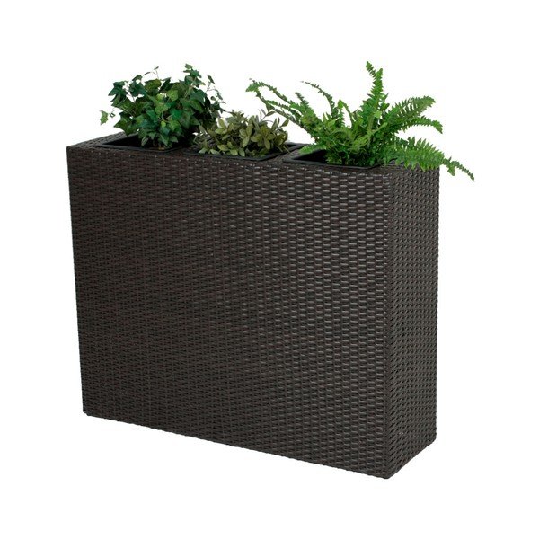 Tumši brūns dārza stādītājs ADDU Room Divider-image-1