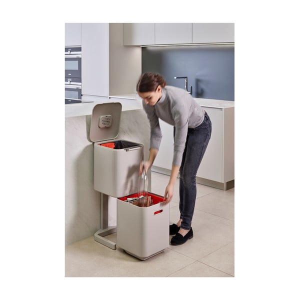 Krēmīgi balts Joseph Joseph Totem Compact, 40 l-image-3