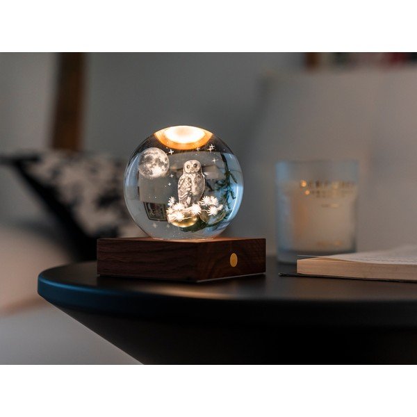 Pārvietojams gaismas dekors ar USB ø 8 cm Amber – Gingko-image-1