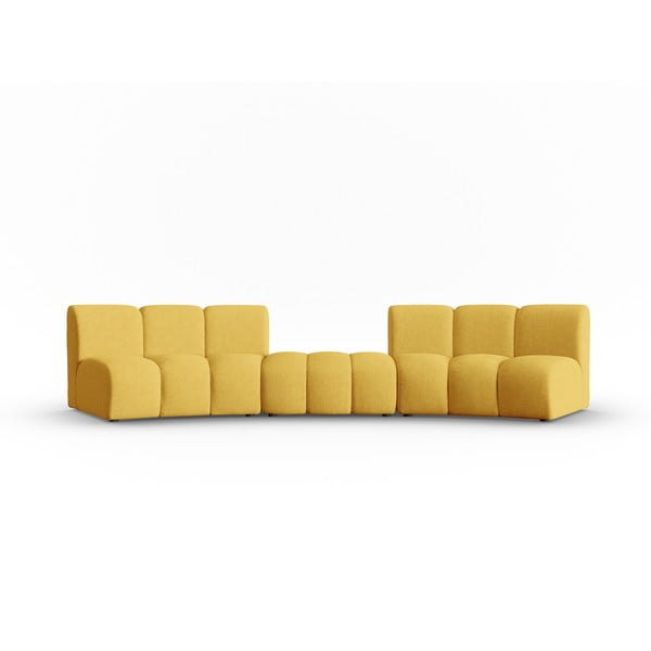 Dzeltens dīvāns 367 cm Lupine – Micadoni Home