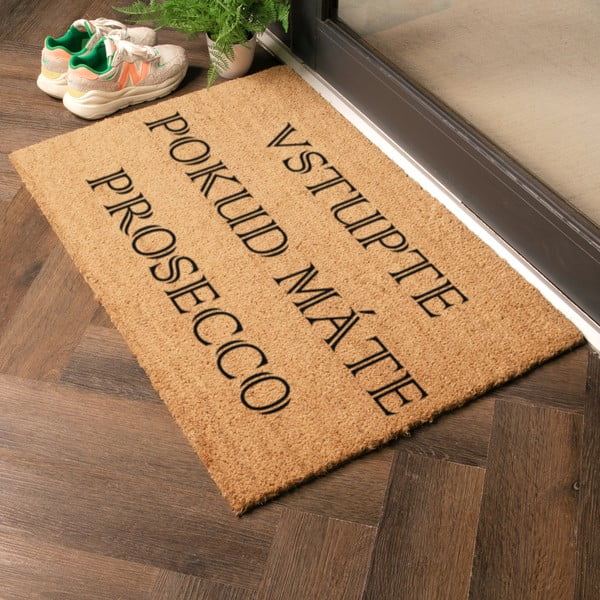 Kokosšķiedras kājslauķis 40x60 cm Prosecco – Artsy Doormats-image-1