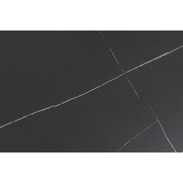 Melns apaļš žurnālgaldiņš ar keramikas virsmu ø 60 cm Malta – Actona-image-4