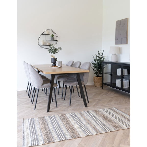 Melns daudzlīmeņu metāla sienas plaukts 60 cm Wrexham – House Nordic-image-4