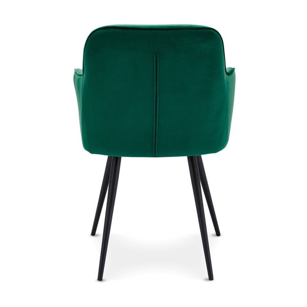 Zaļi samta pusdienu krēsli (2 gab.) Nadja – Furnhouse-image-2