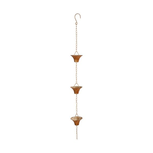 Esschert Design rozā pilienu teknes paplāte, garums 259 cm-image-1