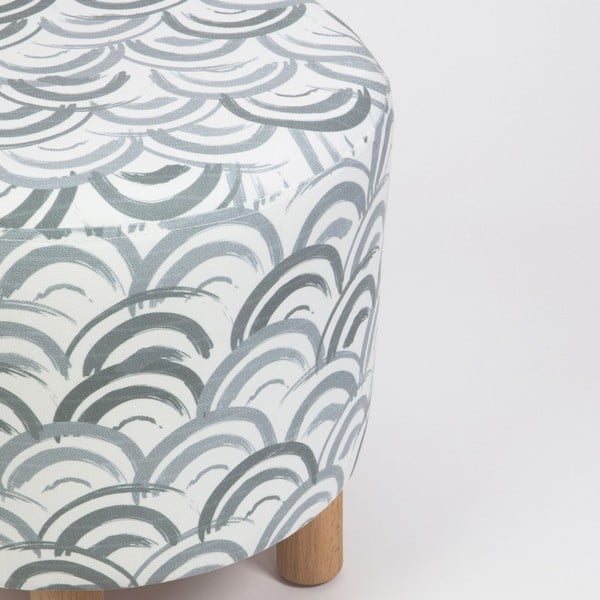 Kāju soliņš ar koka kājām Cono Mimar, ⌀ 41 cm-image-3