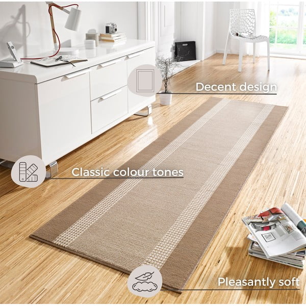 Bēši brūns paklājs Hanse Home Basic, 80 x 200 cm-image-4