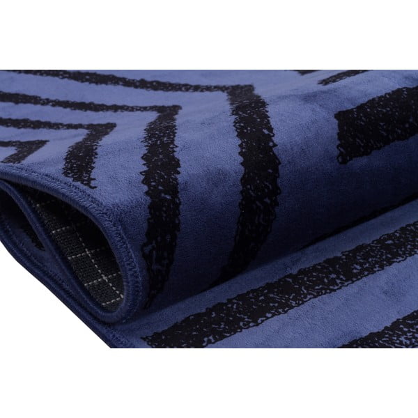 Zils mazgājams paklājs 200x100 cm – Vitaus-image-3