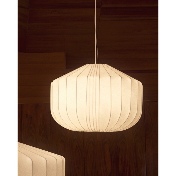 Balta griestu lampa ar auduma abažūru ø 51 cm Somar – Kave Home-image-2