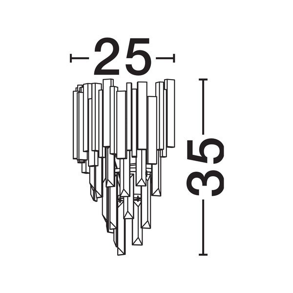 Zelta krāsas metāla sienas lampa Grane – Nova Luce-image-4