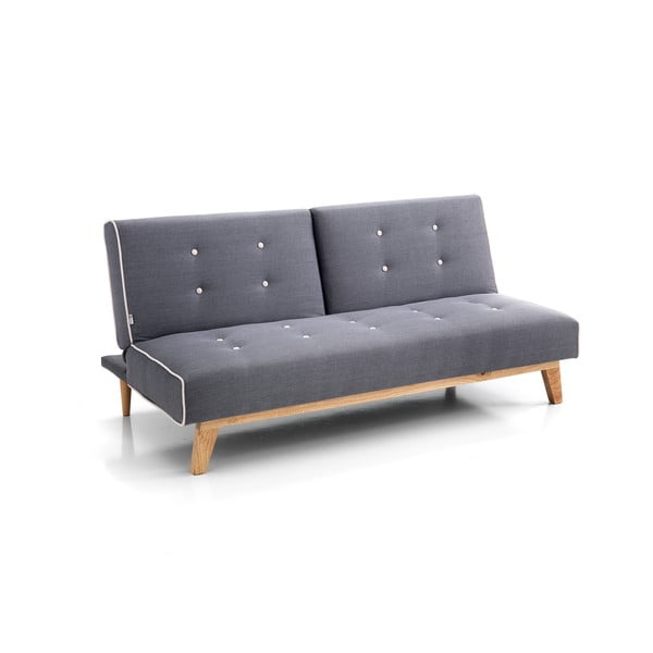Pelēks izvelkamais dīvāns Tomasucci Tweet A, platums 180 cm