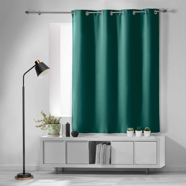 Tumši zaļš gaismu necaurlaidīgs aizkars 135x180 cm Occult – douceur d'intérieur-image-2