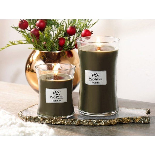 WoodWick Fir aromātiskā svece, degšanas laiks 110 stundas-image-1
