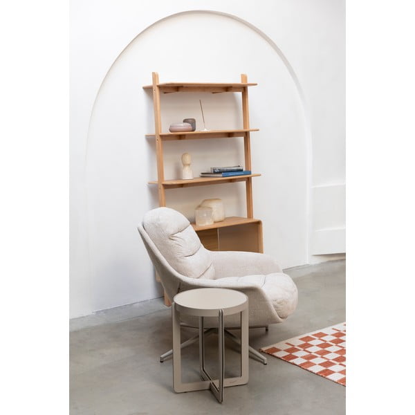 Bēšs grozāms relaksējošs atpūtas krēsls Philly – Zuiver-image-1