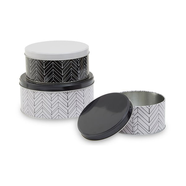 Metāla kastes (3 gab.) pārtikai Urban – Premier Housewares-image-4