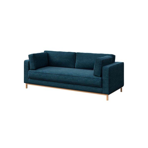 Tumši zils dīvāns 222 cm Celerio – Ame Yens-image-2
