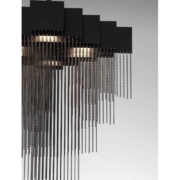 Matēti melna tērauda LED piekaramā lampa ar regulējamu spilgtumu Revια – Nova Luce-image-4