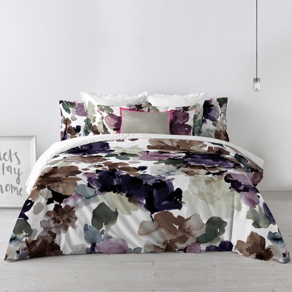 Kokvilnas segas pārvalks Happy Friday Basic Sunset Garden, 200 x 200 cm-image-1