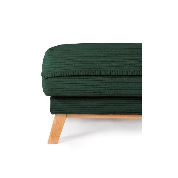 Tumši zaļš velveta kāju soliņš Tori – Bonami Selection-image-2
