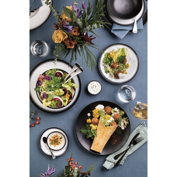 Melnbalts keramikas ovāla šķīvis Maxwell & Williams Caviar, 35 x 25 cm-image-4