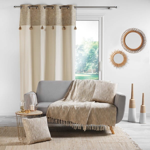 Bēšs aizkars 140x240 cm New Sultan – douceur d'intérieur-image-2