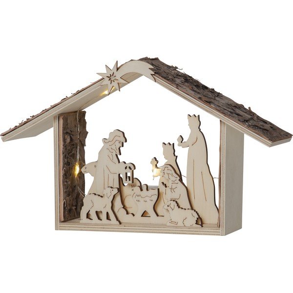 Brūns gaismas dekors ar Ziemassvētku motīvu Yuletide – Star Trading-image-2