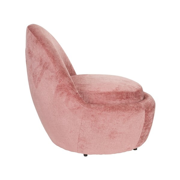 Rozā atpūtas krēsls Nash – White Label-image-3